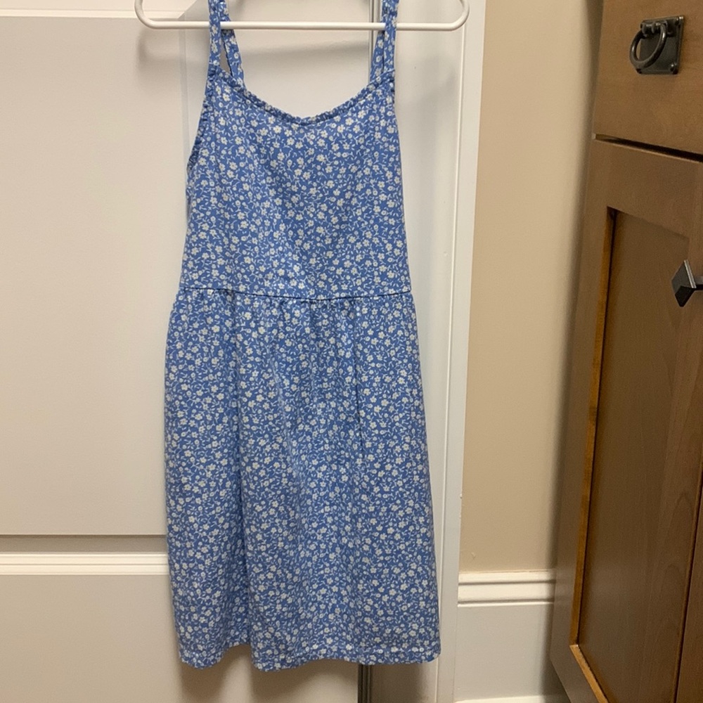 Old Navy blue floral sun dress